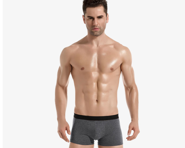 Men's Cotton Breathable Boxers Set 4 pcs