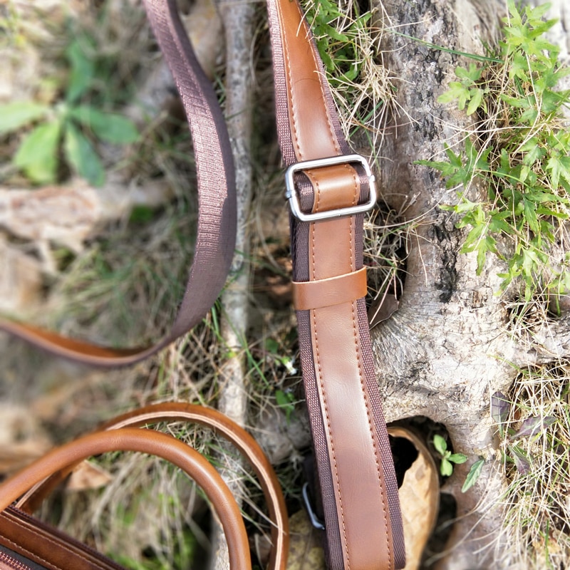 Men's Minimalist Style Leather Briefcase