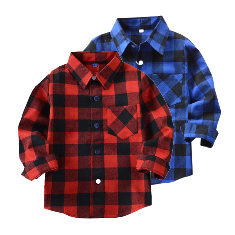 Boys' Cotton Flannel Shirt