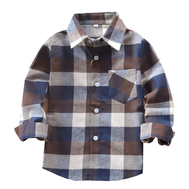 Boys' Cotton Flannel Shirt