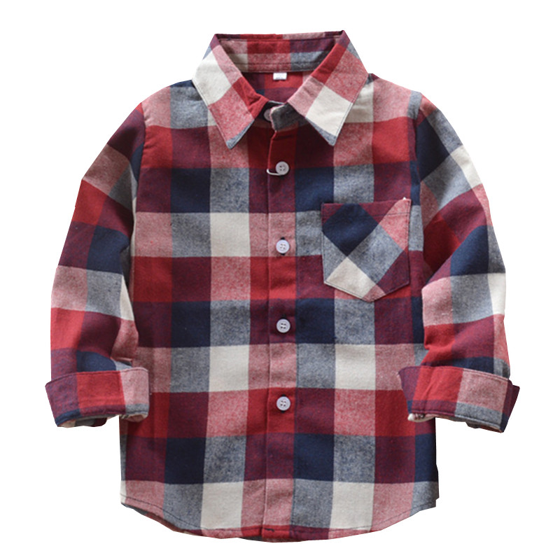 Boys' Cotton Flannel Shirt