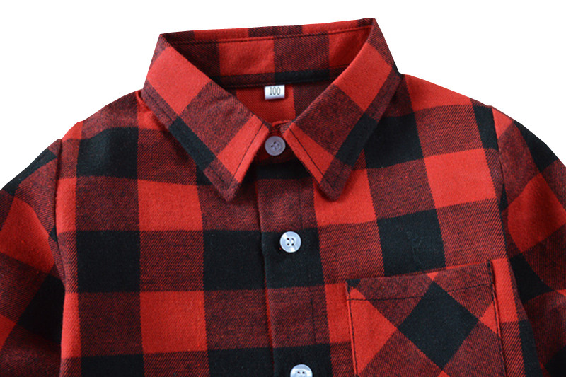 Boys' Cotton Flannel Shirt
