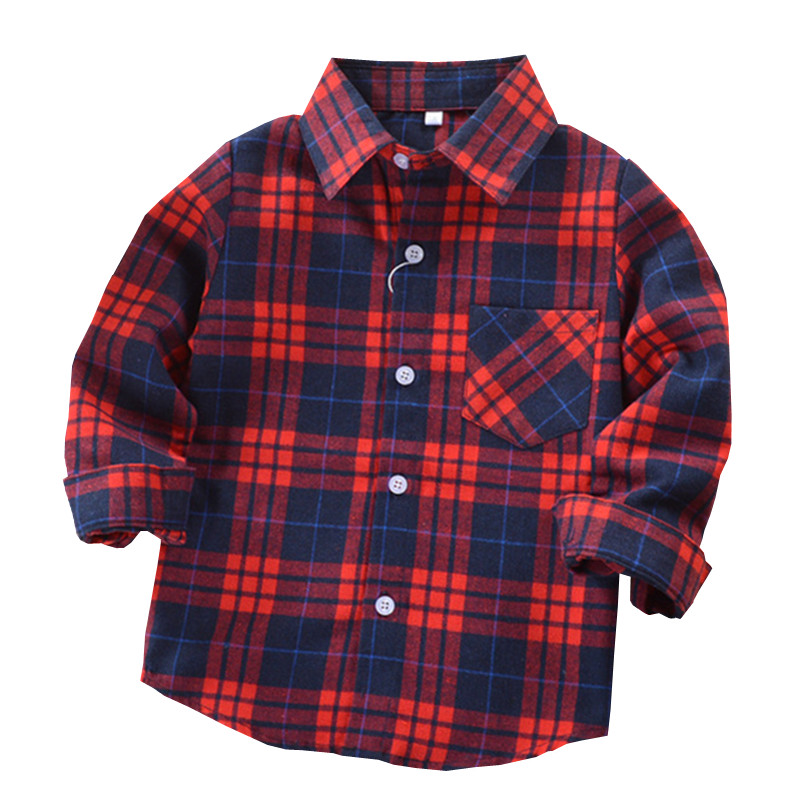 Boys' Cotton Flannel Shirt