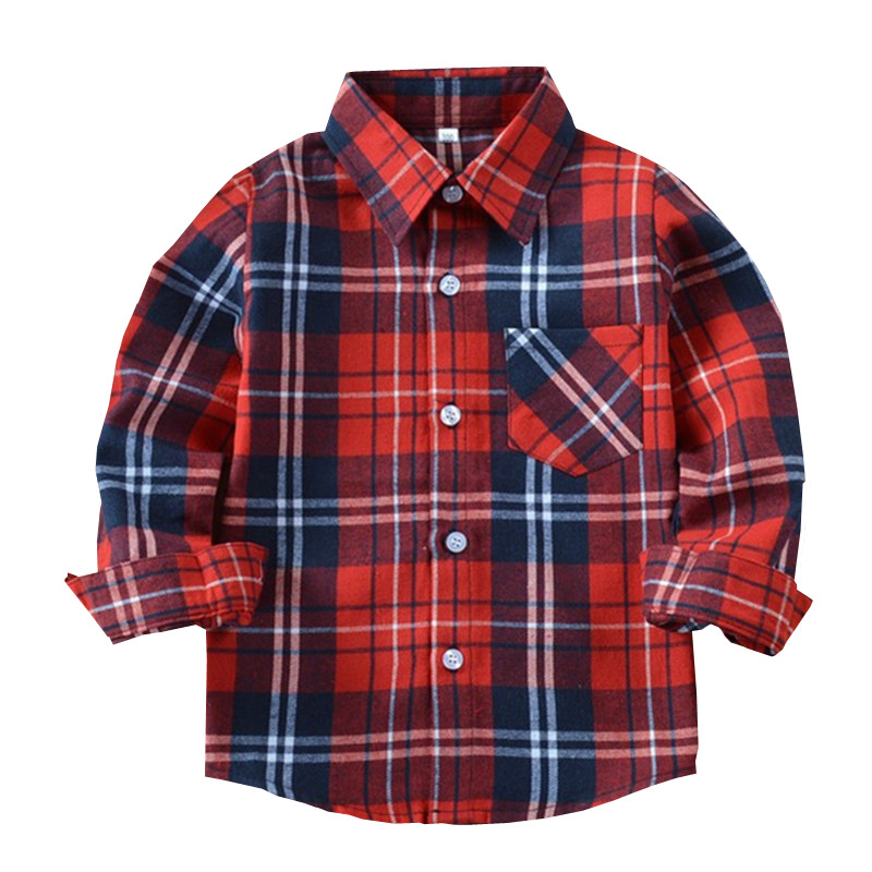 Boys' Cotton Flannel Shirt