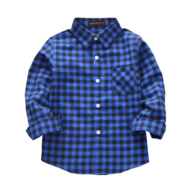 Boys' Cotton Flannel Shirt