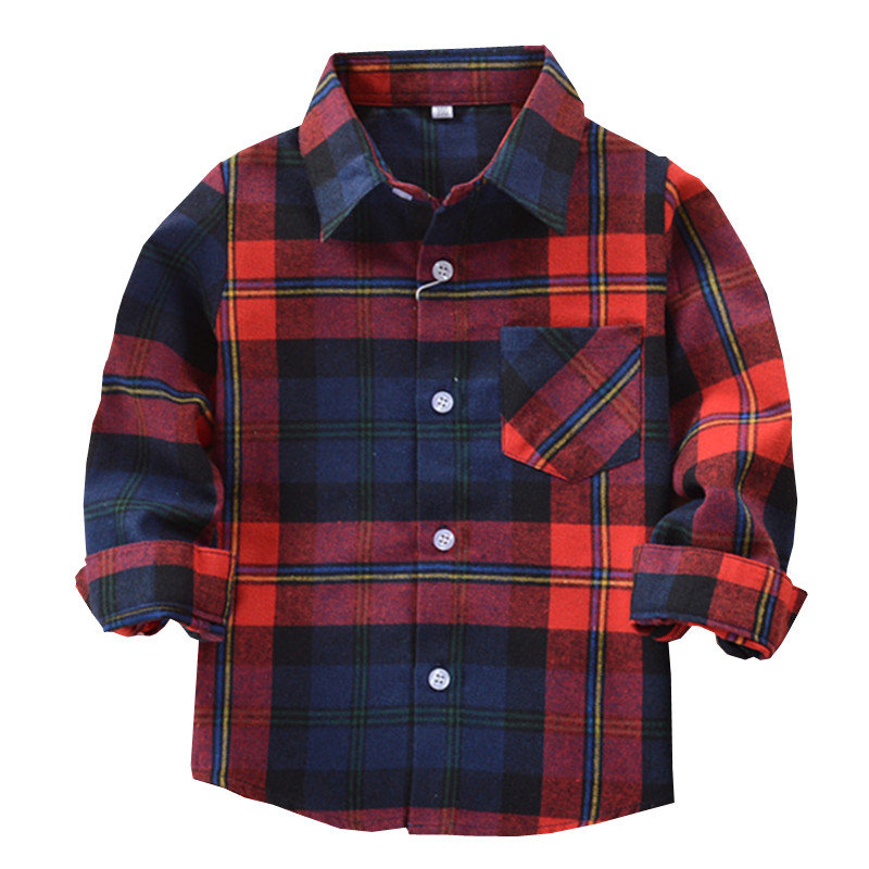 Boys' Cotton Flannel Shirt
