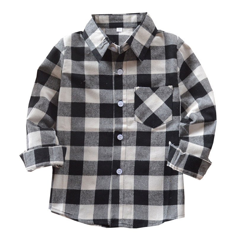 Boys' Cotton Flannel Shirt