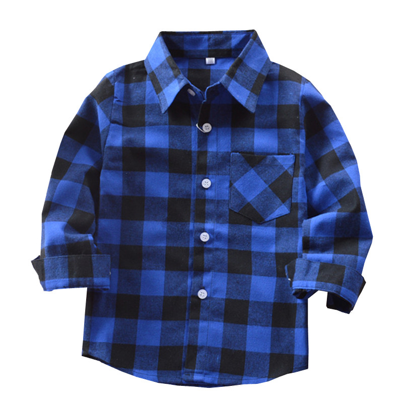 Boys' Cotton Flannel Shirt