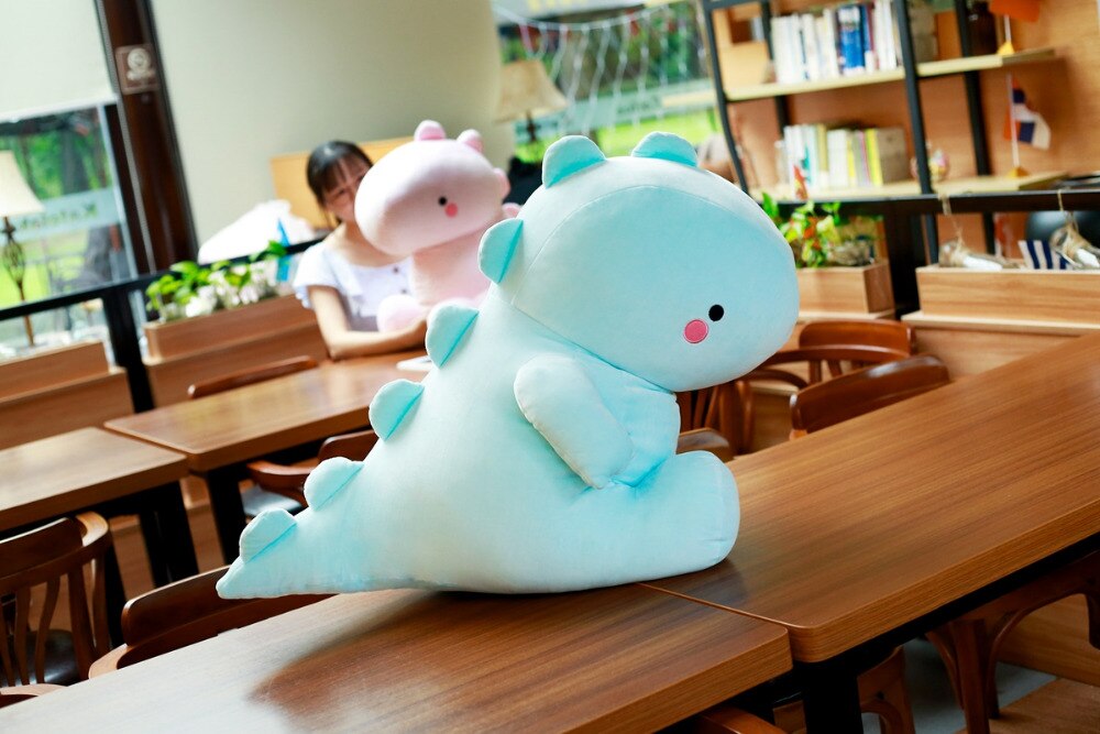 Ultra Soft Cartoon Pink / Blue Dinosaur Plush Stuffed Toy for Kids Ultra Soft Cartoon Pink / Blue Dinosaur Plush Stuffed Toy for Kids