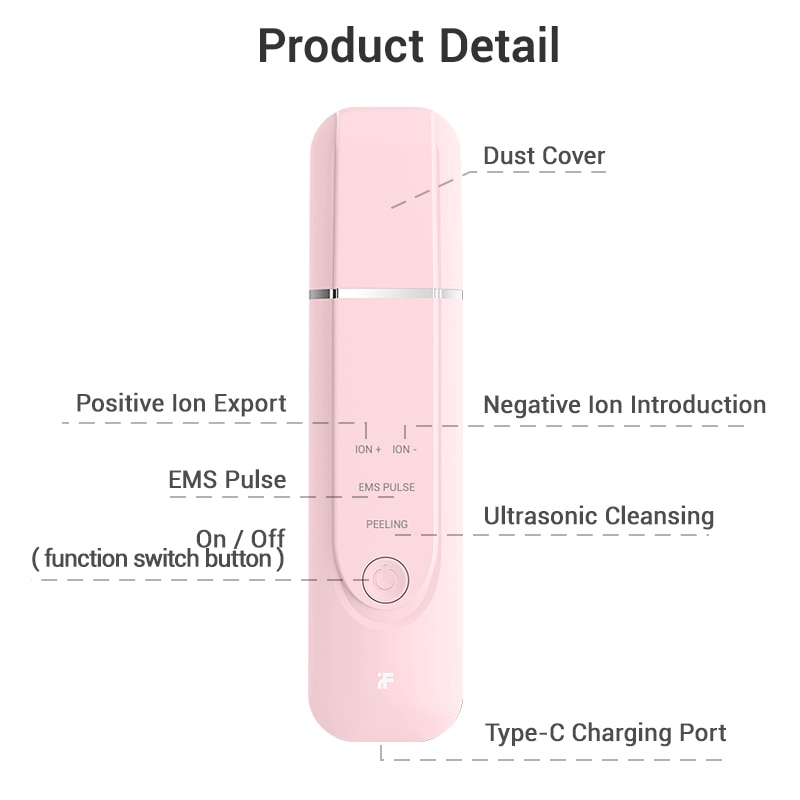 Ultrasonic Facial Skin Peeling Shovel
