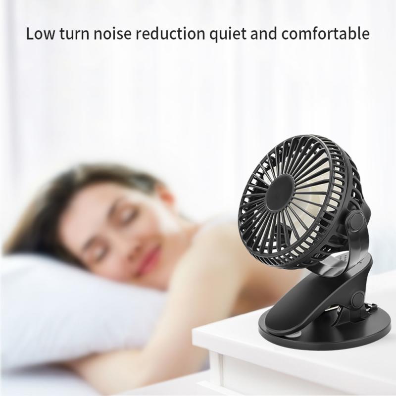 Rotatable Rechargable Desktop USB Fan