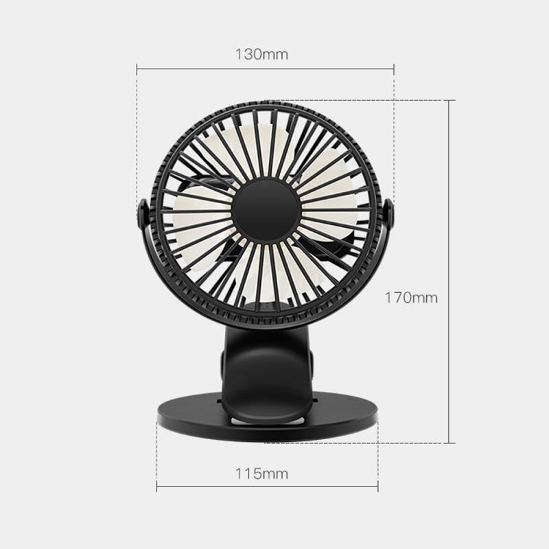 Rotatable Rechargable Desktop USB Fan