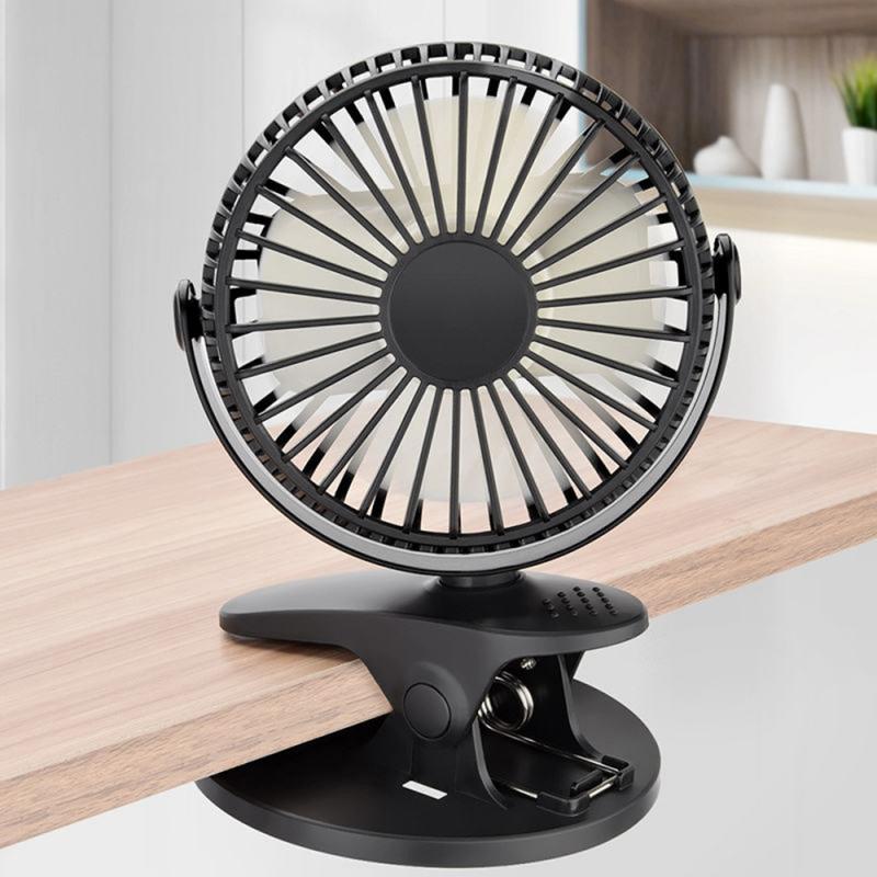 Rotatable Rechargable Desktop USB Fan