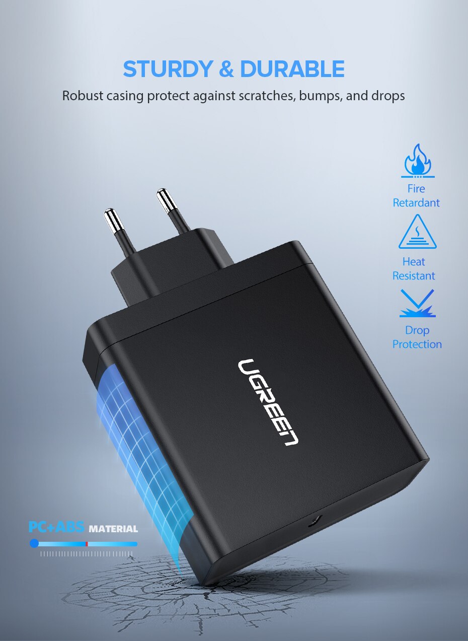 65 W Type C USB Adapter for Fast Charging 65 W Type C USB Adapter for Fast Charging