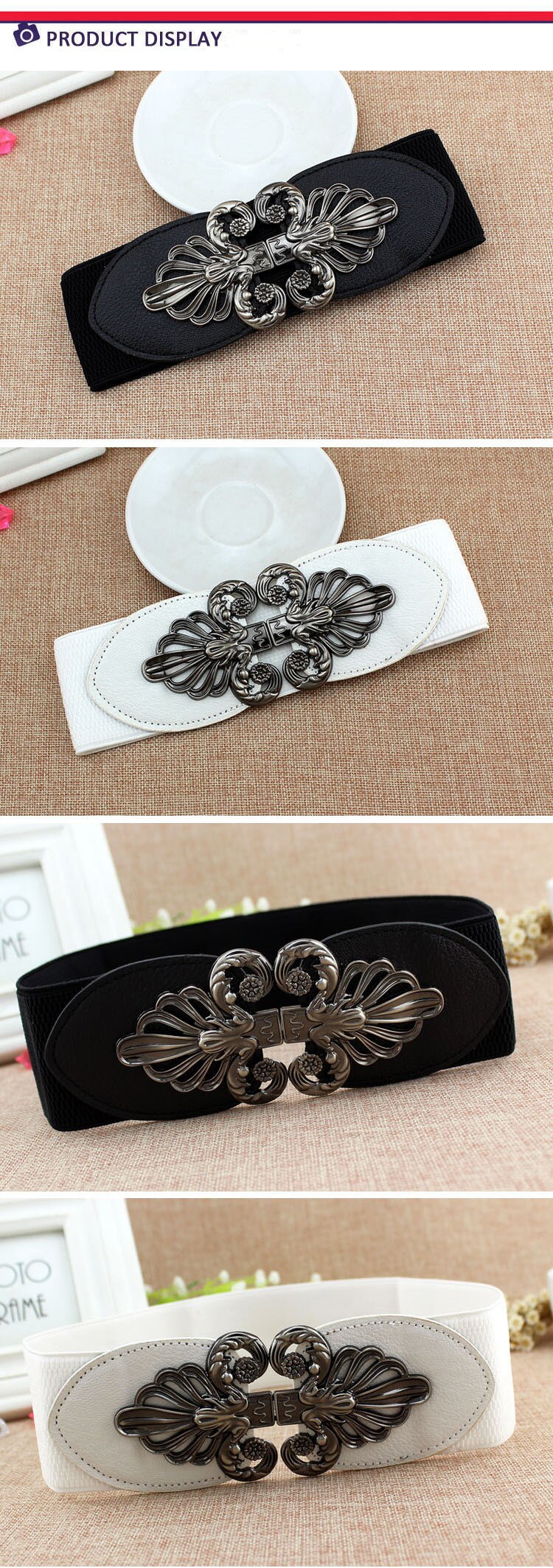 Women's Korean Style Elastic Wide Belt Women's Korean Style Elastic Wide Belt