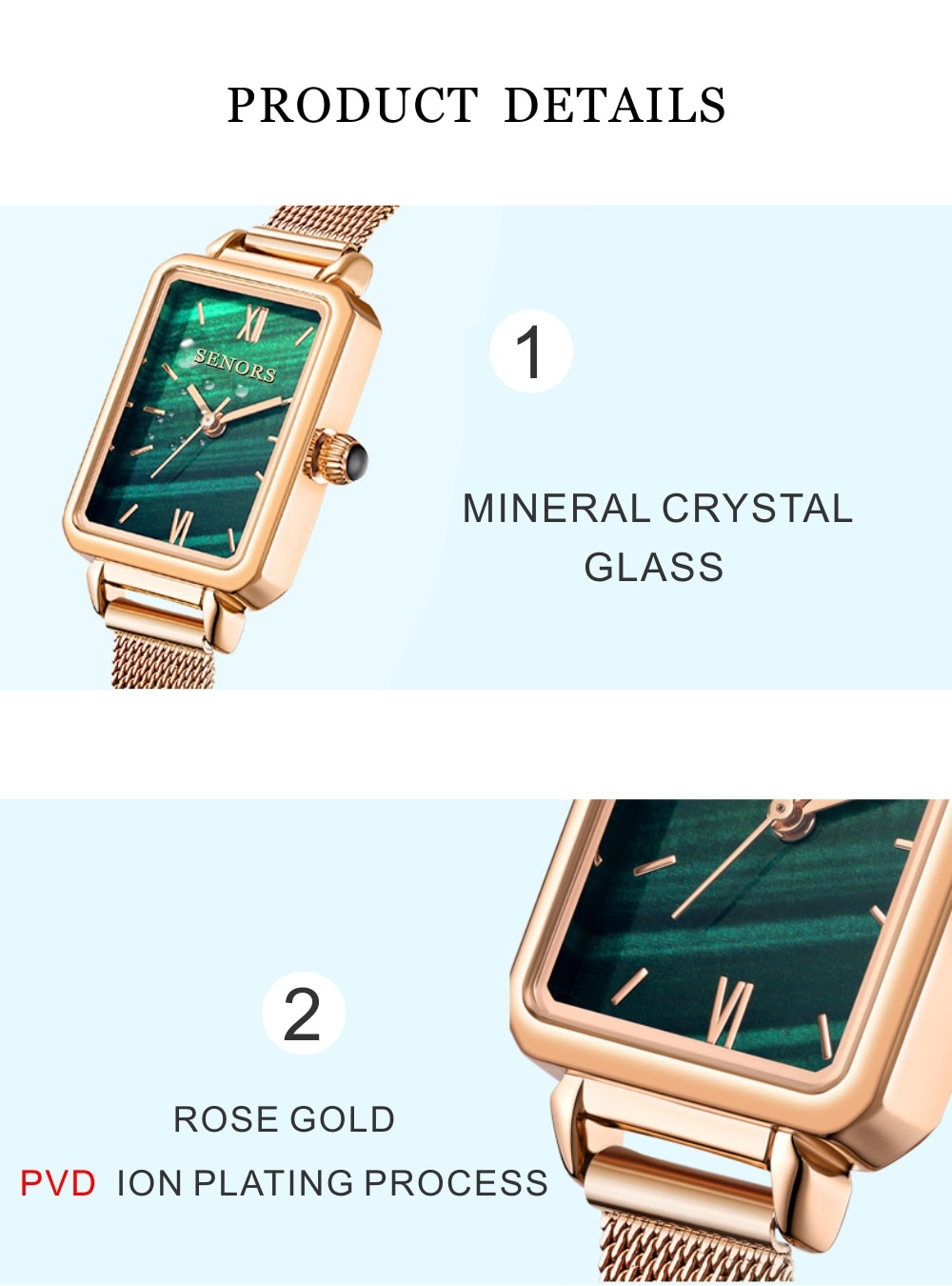 Women's Quartz Movement Waterproof Watches