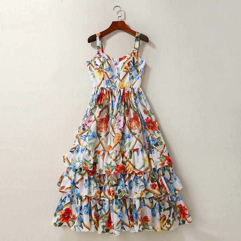 Floral Printed Sweet Dress