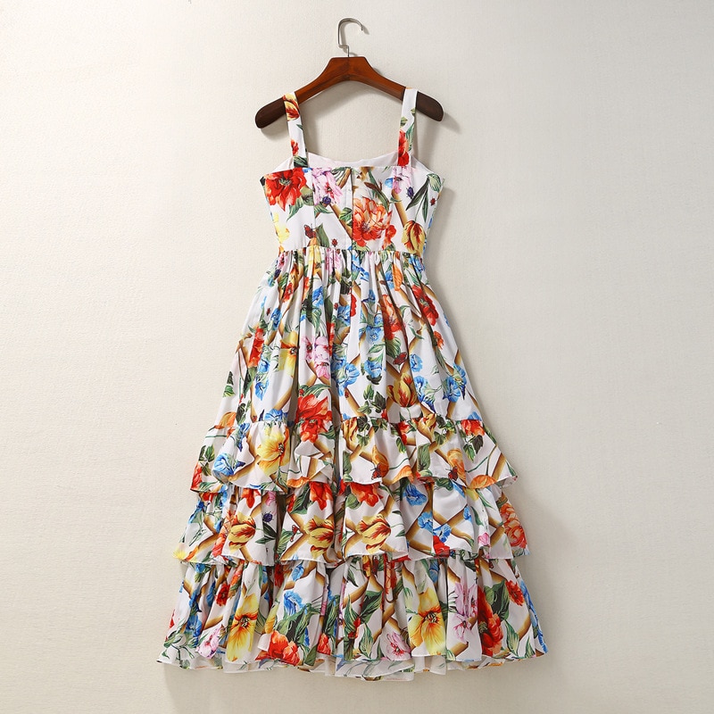 Floral Printed Sweet Dress