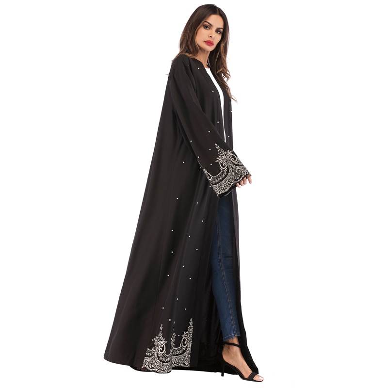 Black Pearls Women's Abaya