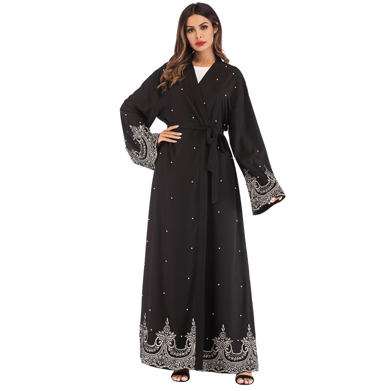 Black Pearls Women's Abaya