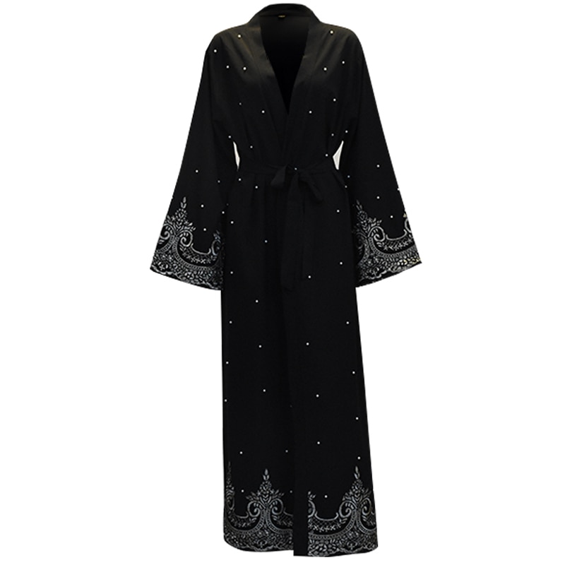 Black Pearls Women's Abaya