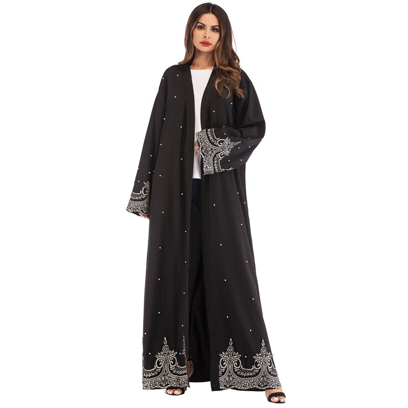 Black Pearls Women's Abaya