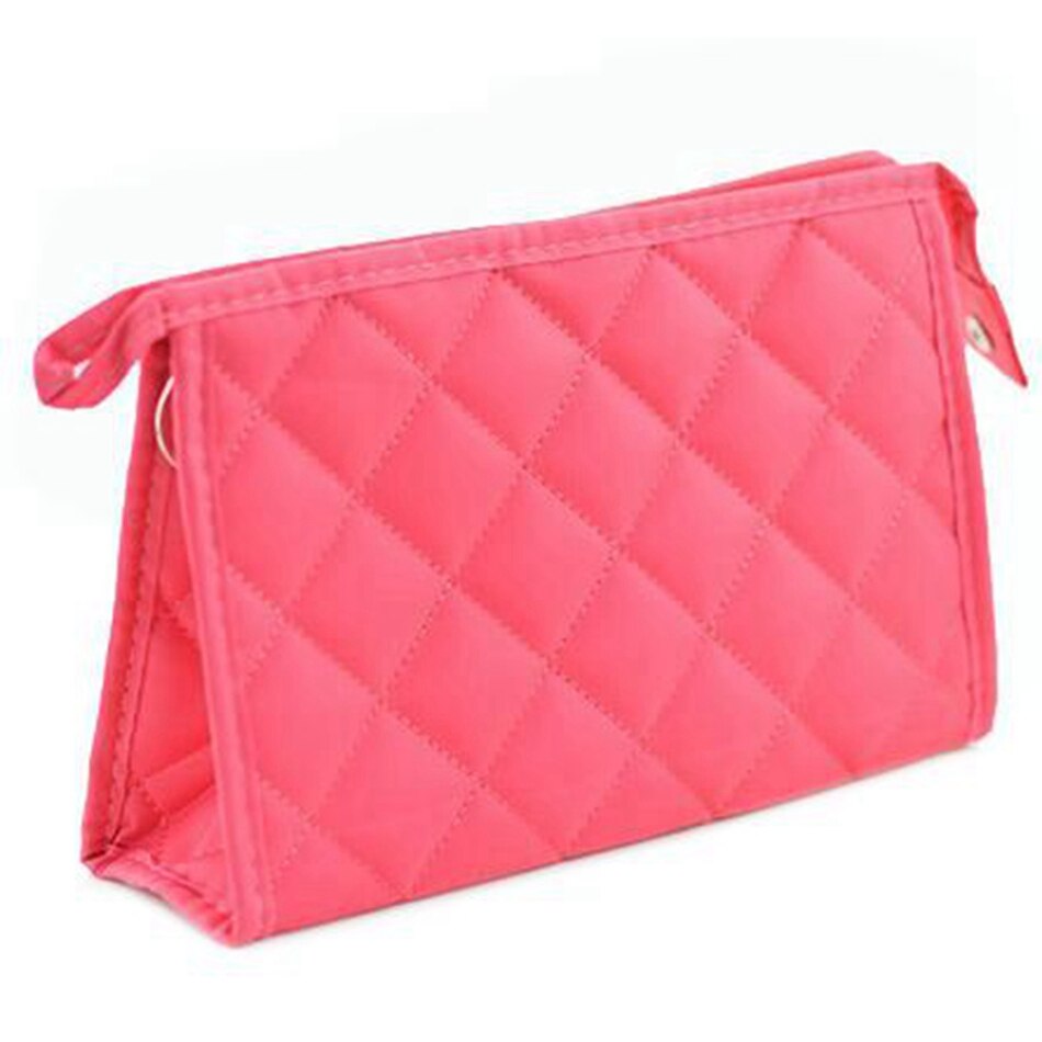 Women's Quilted Cosmetic Bag