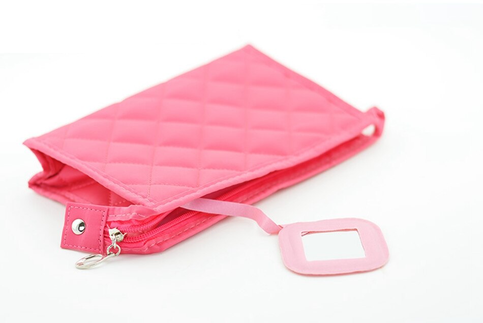 Women's Quilted Cosmetic Bag