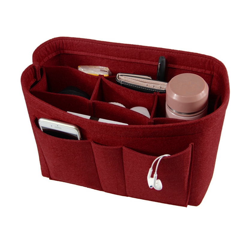 Portable Multi-Functional Felt Cosmetic Bags Portable Multi-Functional Felt Cosmetic Bags