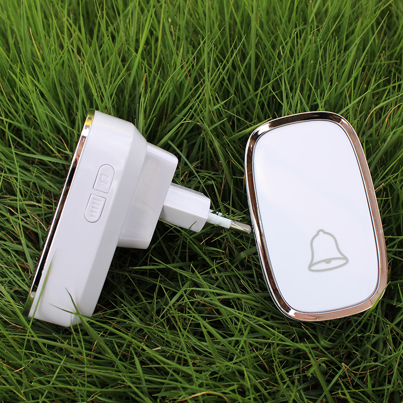 White EU/US Plug Wireless Smart Doorbell