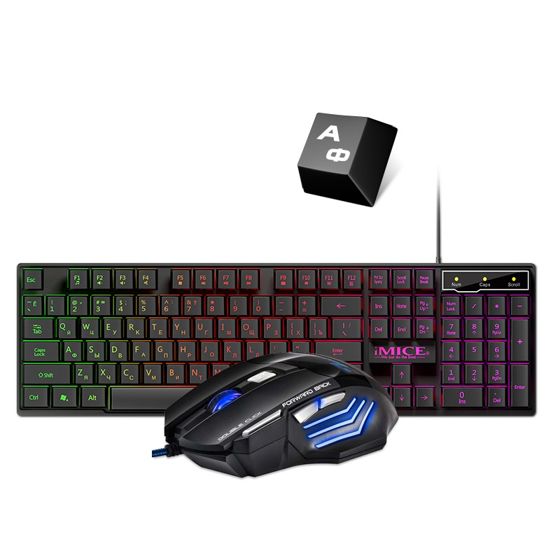 Wired Gaming Keyboard and Mouse Set Wired Gaming Keyboard and Mouse Set