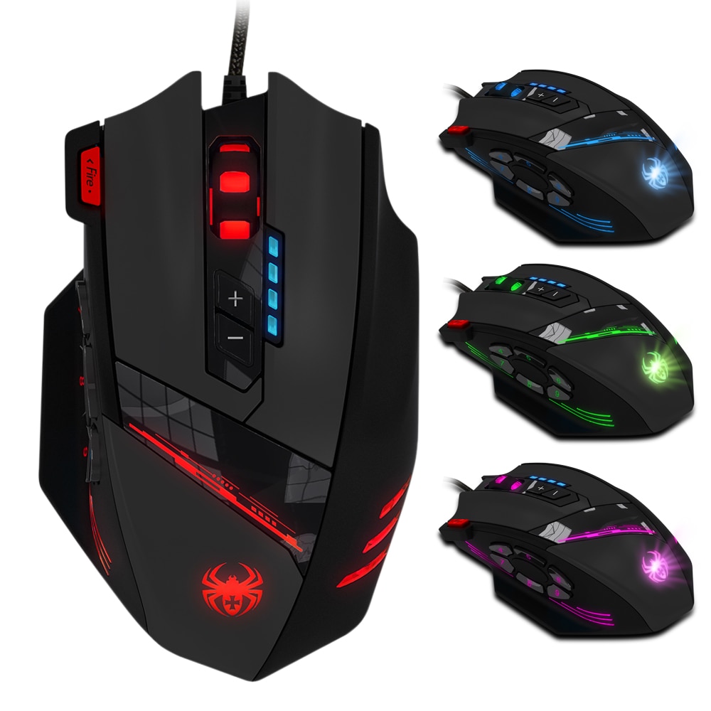 12-Buttons Programmable Wired Gaming Mouse 12-Buttons Programmable Wired Gaming Mouse
