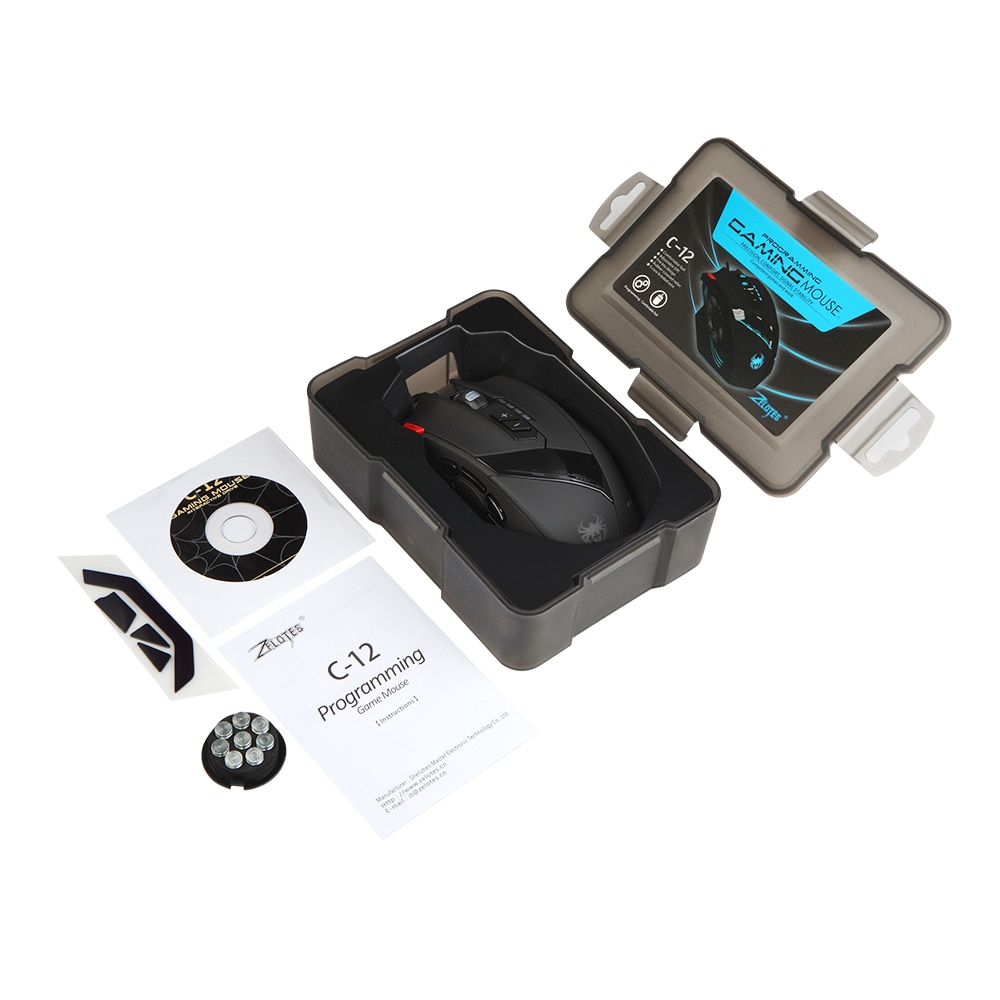 12-Buttons Programmable Wired Gaming Mouse 12-Buttons Programmable Wired Gaming Mouse