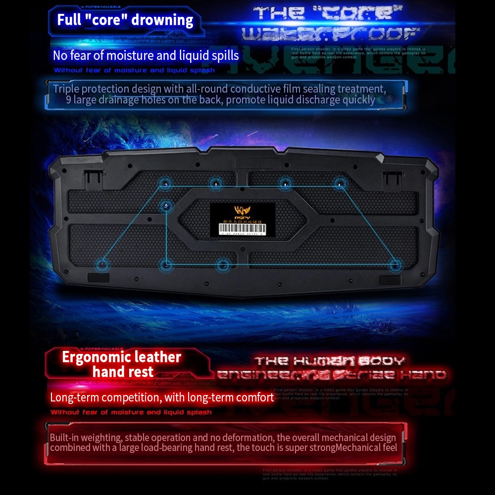 Gaming Tri-Color Keyboard Gaming Tri-Color Keyboard