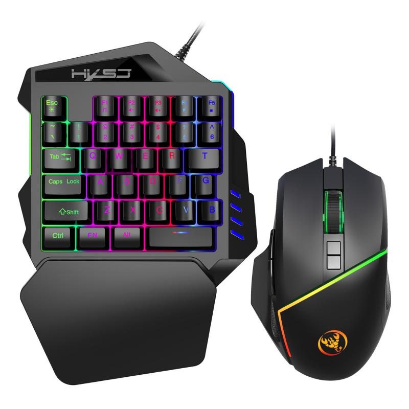 One-Handed Mechanical Gaming Keyboard with Mouse One-Handed Mechanical Gaming Keyboard with Mouse