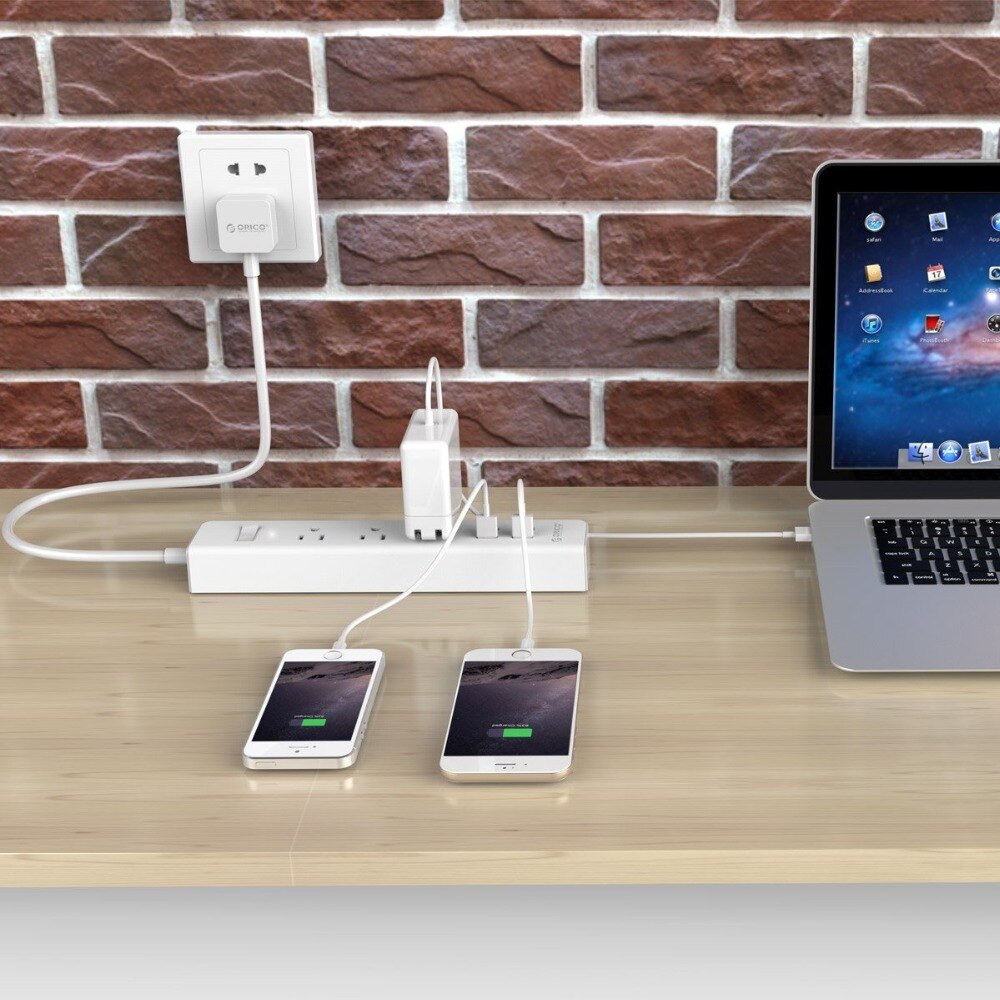 Power Strip with Three US Plugs