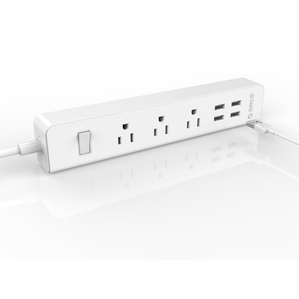 Power Strip with Three US Plugs