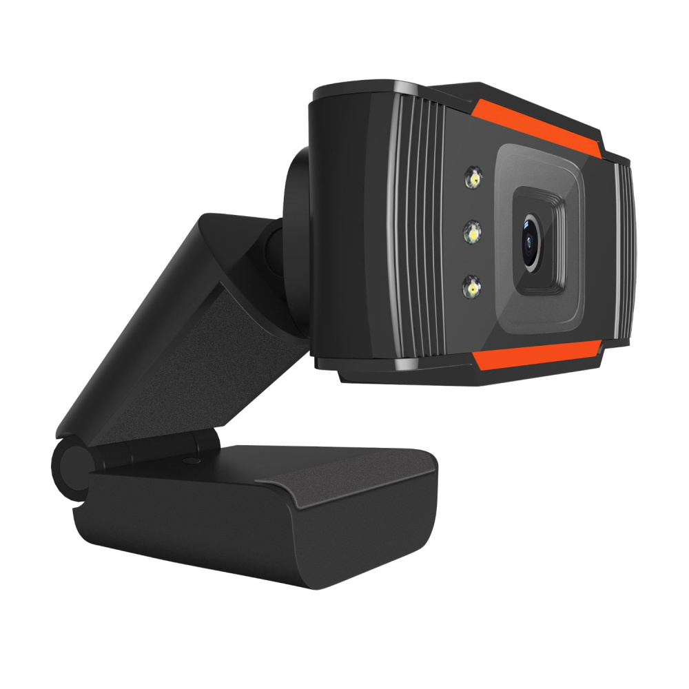 480P Resolution Web Camera with Built-In Microphone