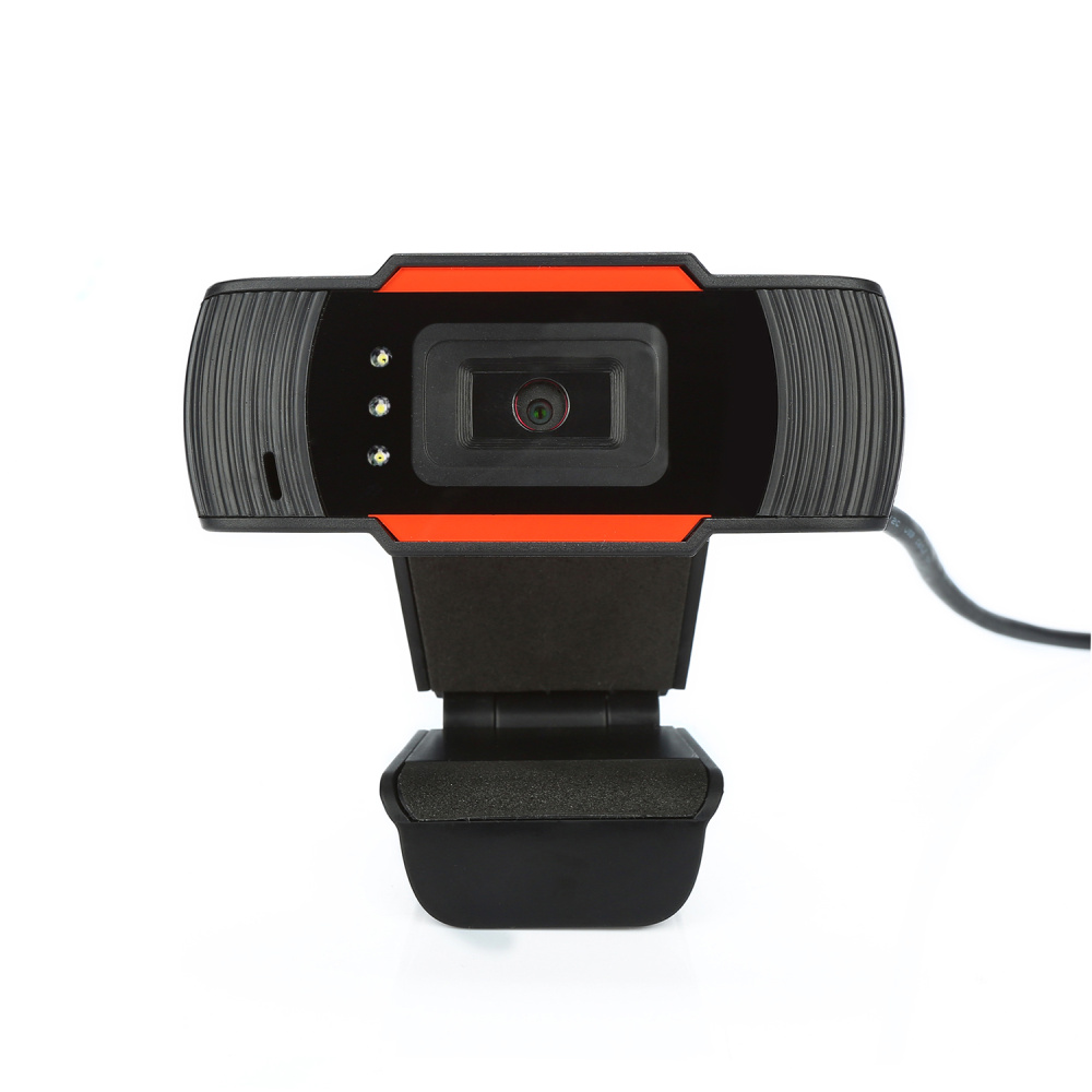 480P Resolution Web Camera with Built-In Microphone