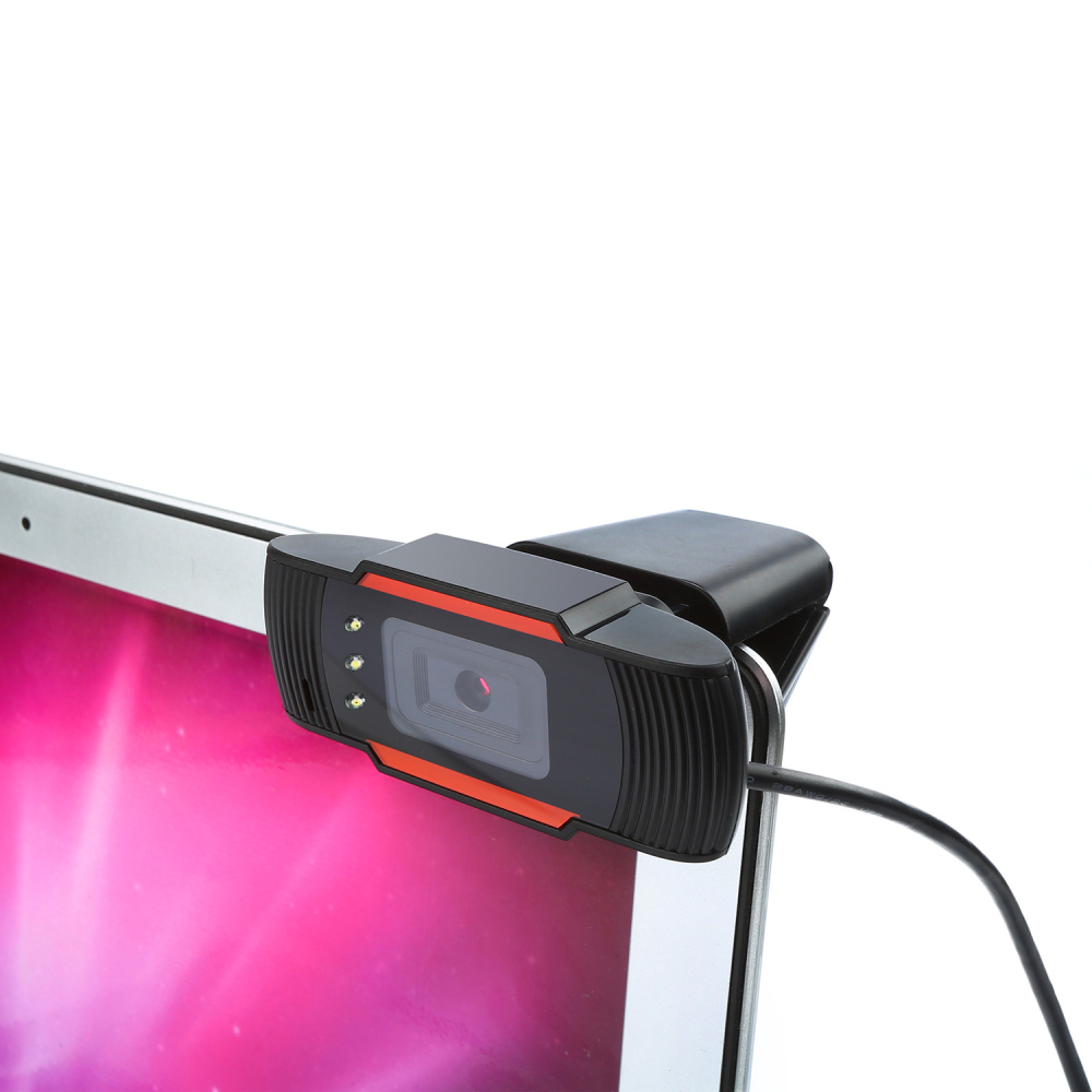 480P Resolution Web Camera with Built-In Microphone