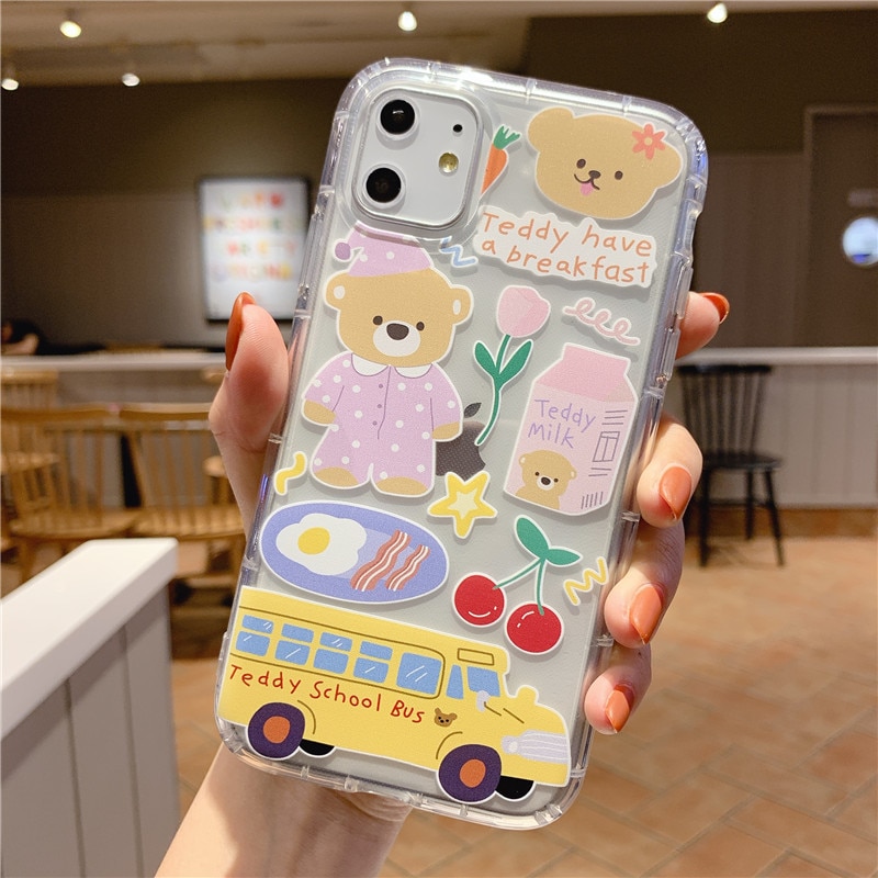 Cartoon Bear Phone Case for iPhone Cartoon Bear Phone Case for iPhone
