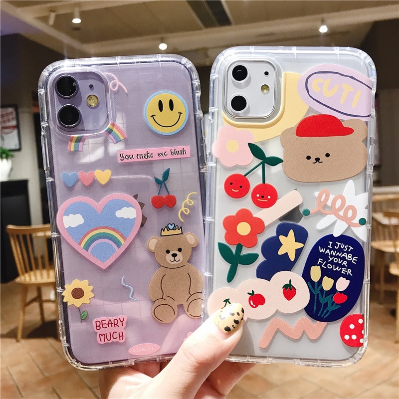 Cartoon Bear Phone Case for iPhone Cartoon Bear Phone Case for iPhone