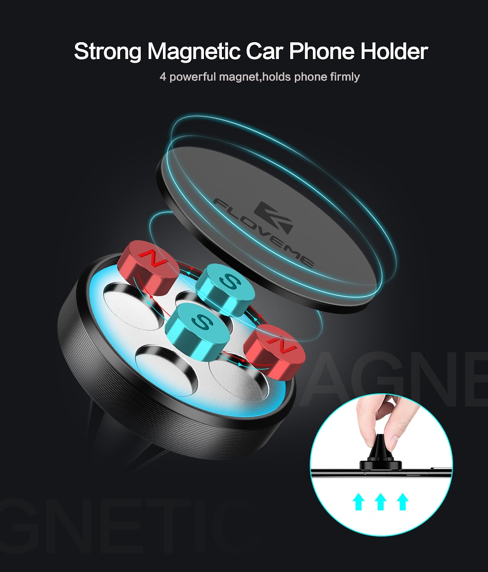Magnetic Design Air Vent Car Phone Holder Magnetic Design Air Vent Car Phone Holder