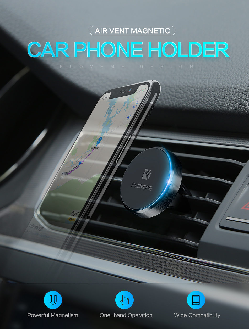 Magnetic Design Air Vent Car Phone Holder Magnetic Design Air Vent Car Phone Holder