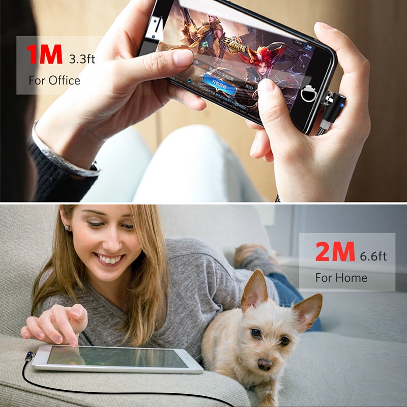 Fast Magnetic Charging Cable for Micro USB / Type C / iPhone Fast Magnetic Charging Cable for Micro USB / Type C / iPhone