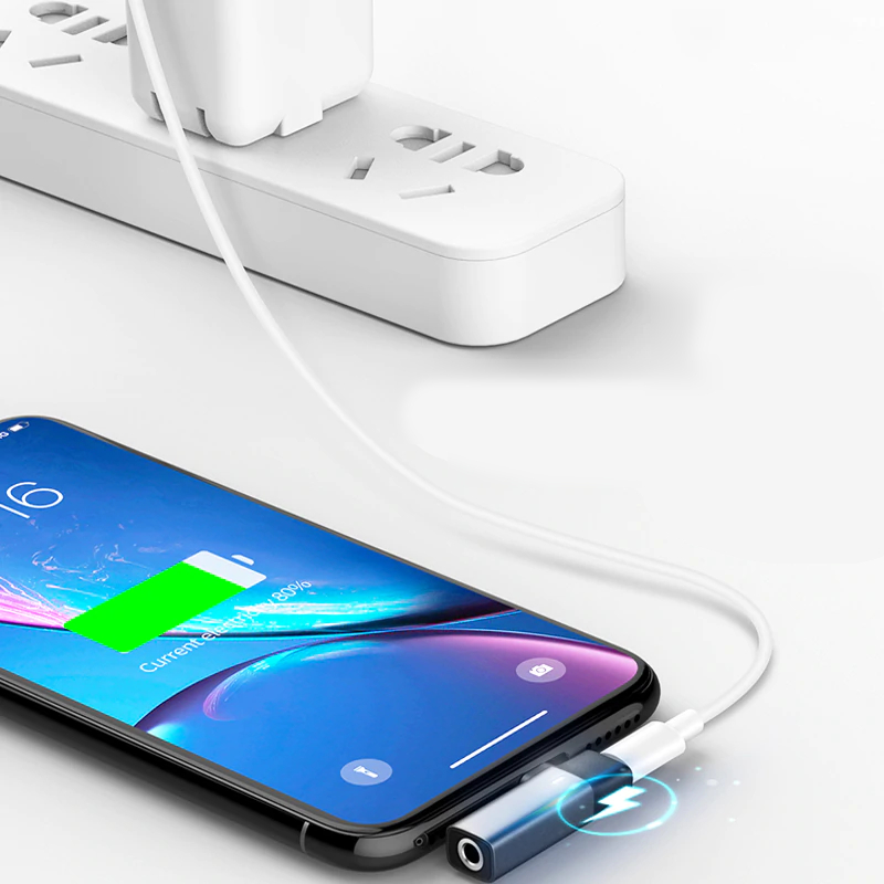 Black and Grey Headphone Adapter for iPhone Black and Grey Headphone Adapter for iPhone