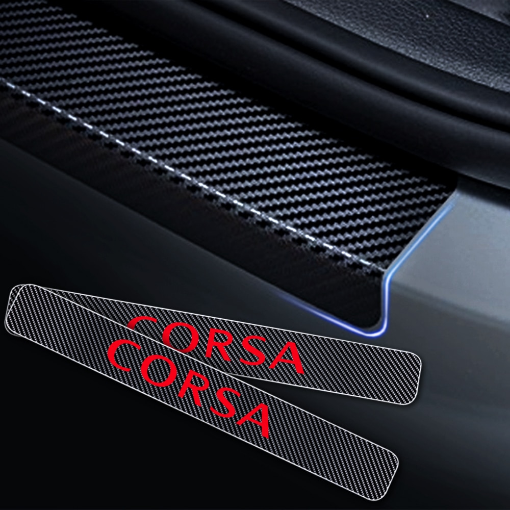 Carbon Fiber Car Door Sill Sticker