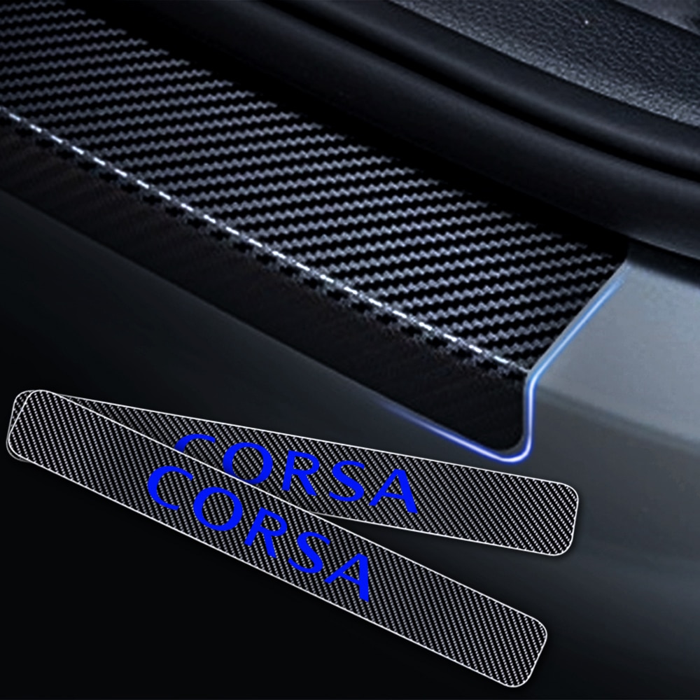 Carbon Fiber Car Door Sill Sticker