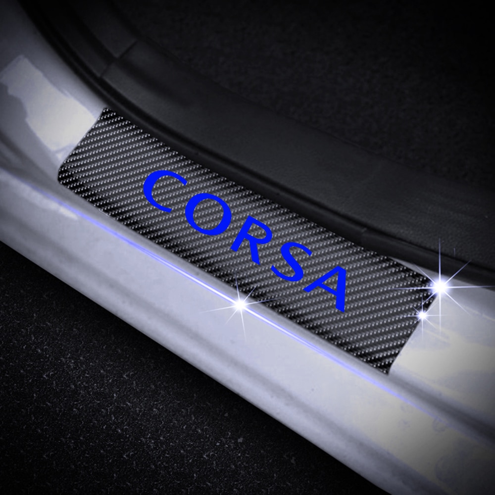 Carbon Fiber Car Door Sill Sticker