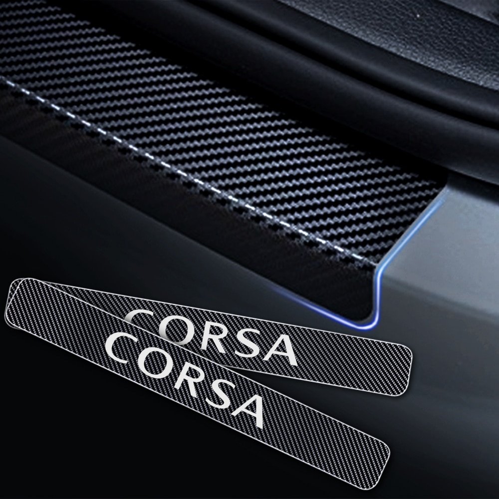 Carbon Fiber Car Door Sill Sticker
